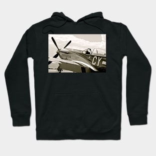 P-51 Mustang Fighter Plane Hoodie